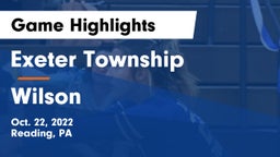 Exeter Township  vs Wilson  Game Highlights - Oct. 22, 2022