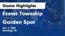 Exeter Township  vs Garden Spot  Game Highlights - Oct. 7, 2023