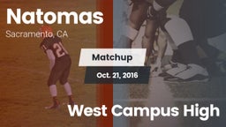 Matchup: Natomas  vs. West Campus High 2016