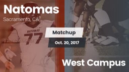 Matchup: Natomas  vs. West Campus 2017