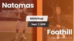 Matchup: Natomas  vs. Foothill  2018