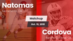Matchup: Natomas  vs. Cordova  2018