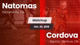Matchup: Natomas  vs. Cordova  2019