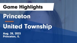 Princeton  vs United Township Game Highlights - Aug. 28, 2023