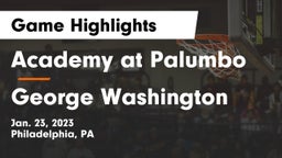 Academy at Palumbo  vs George Washington  Game Highlights - Jan. 23, 2023