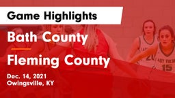 Bath County  vs Fleming County  Game Highlights - Dec. 14, 2021