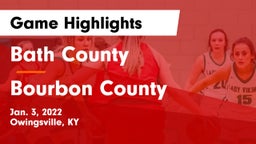 Bath County  vs Bourbon County  Game Highlights - Jan. 3, 2022