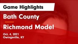 Bath County  vs Richmond Model  Game Highlights - Oct. 4, 2021