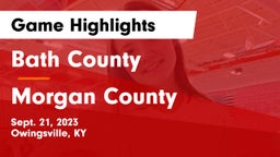 Bath County  vs Morgan County  Game Highlights - Sept. 21, 2023