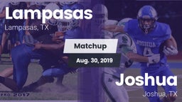Matchup: Lampasas  vs. Joshua  2019