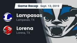 Recap: Lampasas  vs. Lorena  2019
