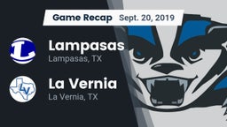 Recap: Lampasas  vs. La Vernia  2019