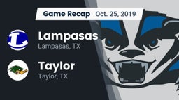 Recap: Lampasas  vs. Taylor  2019