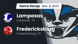 Recap: Lampasas  vs. Fredericksburg  2019