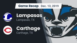 Recap: Lampasas  vs. Carthage  2019