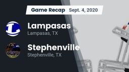 Recap: Lampasas  vs. Stephenville  2020