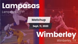 Matchup: Lampasas  vs. Wimberley  2020