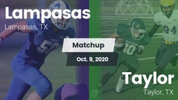 Matchup: Lampasas  vs. Taylor  2020