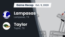 Recap: Lampasas  vs. Taylor  2020