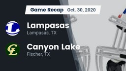 Recap: Lampasas  vs. Canyon Lake  2020