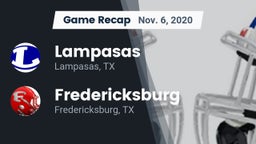Recap: Lampasas  vs. Fredericksburg  2020