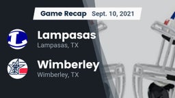 Recap: Lampasas  vs. Wimberley  2021