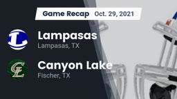 Recap: Lampasas  vs. Canyon Lake  2021