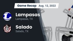 Recap: Lampasas  vs. Salado   2022