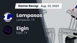 Recap: Lampasas  vs. Elgin  2023