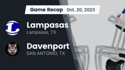 Recap: Lampasas  vs. Davenport  2023