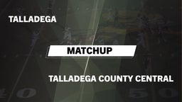 Matchup: Talladega High vs. Talladega County Central  2016