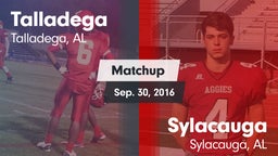 Matchup: Talladega High vs. Sylacauga  2016
