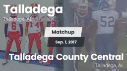 Matchup: Talladega High vs. Talladega County Central  2017