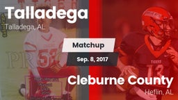 Matchup: Talladega High vs. Cleburne County  2017
