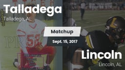 Matchup: Talladega High vs. Lincoln  2017