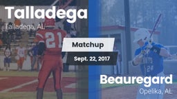 Matchup: Talladega High vs. Beauregard  2017