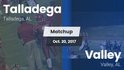 Matchup: Talladega High vs. Valley  2017
