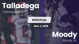 Matchup: Talladega High vs. Moody  2018