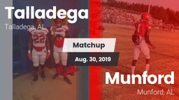 Matchup: Talladega High vs. Munford  2019