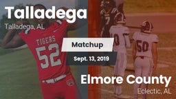 Matchup: Talladega High vs. Elmore County  2019