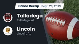 Recap: Talladega  vs. Lincoln  2019