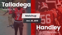 Matchup: Talladega High vs. Handley  2019