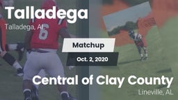 Matchup: Talladega High vs. Central  of Clay County 2020