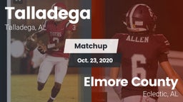 Matchup: Talladega High vs. Elmore County  2020
