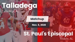 Matchup: Talladega High vs. St. Paul's Episcopal  2020