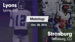Matchup: Lyons  vs. Strasburg  2016