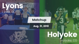Matchup: Lyons  vs. Holyoke  2018