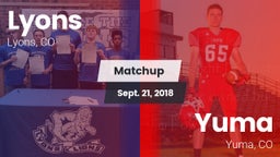 Matchup: Lyons  vs. Yuma  2018