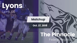 Matchup: Lyons  vs. The Pinnacle  2018