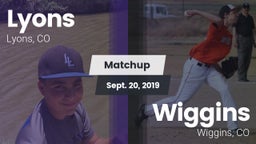 Matchup: Lyons  vs. Wiggins  2019